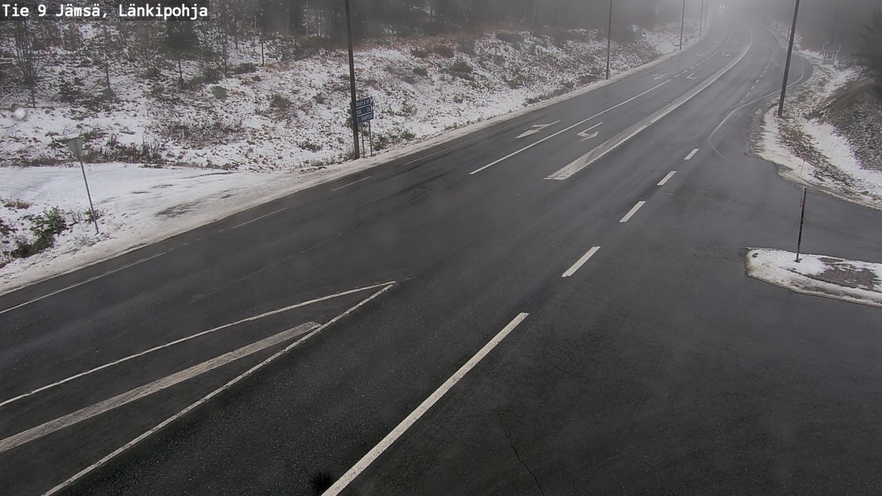 Weather Camera Image Väg 9 Jämsä, Länkipohja, Jämsä, Keski-Suomi