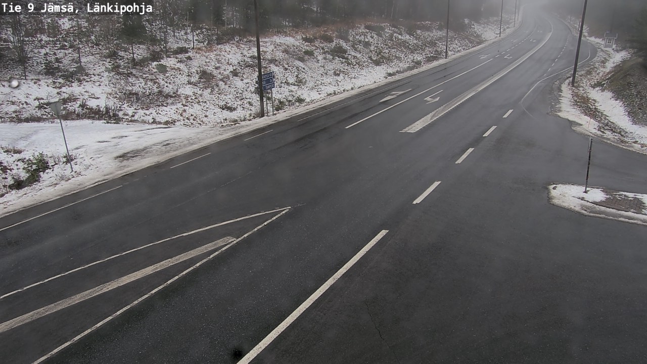 Weather Camera Image Väg 9 Jämsä, Länkipohja, Jämsä, Keski-Suomi