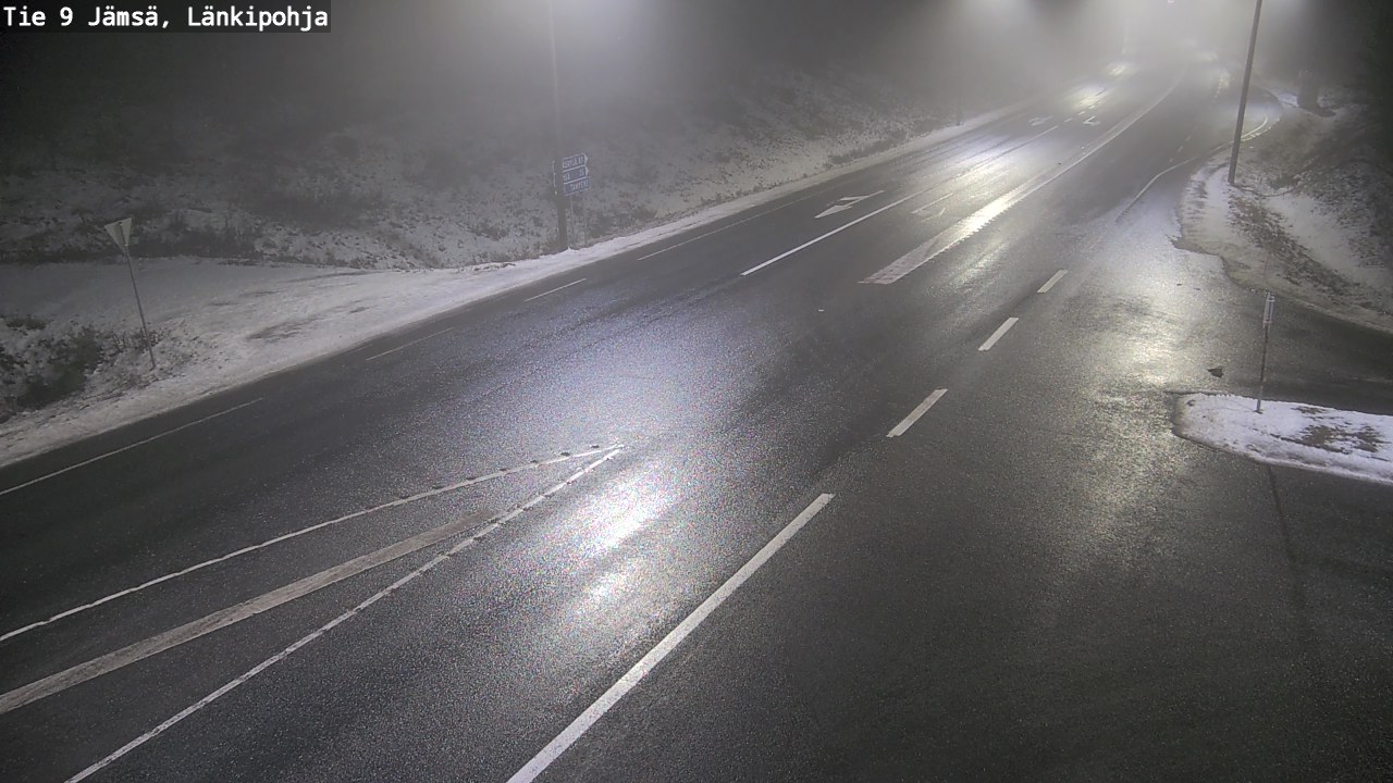 Weather Camera Image Väg 9 Jämsä, Länkipohja, Jämsä, Keski-Suomi
