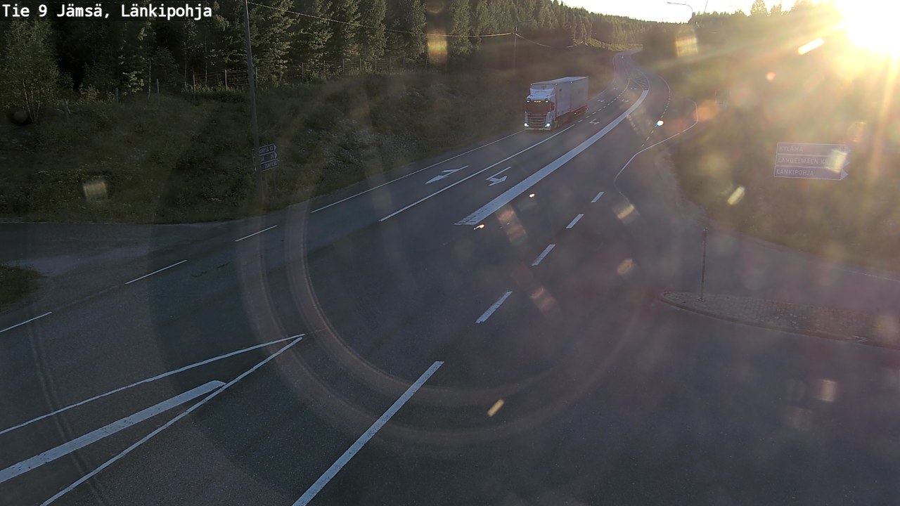 Weather Camera Image Road 9 Jämsä, Länkipohja, Jämsä, Keski-Suomi