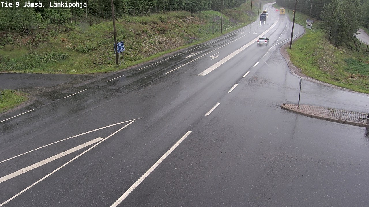 Weather Camera Image Väg 9 Jämsä, Länkipohja, Jämsä, Keski-Suomi