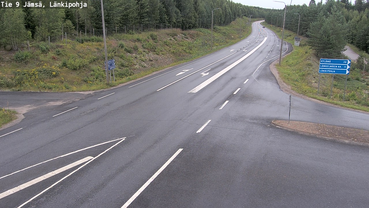 Weather Camera Image Road 9 Jämsä, Länkipohja, Jämsä, Keski-Suomi