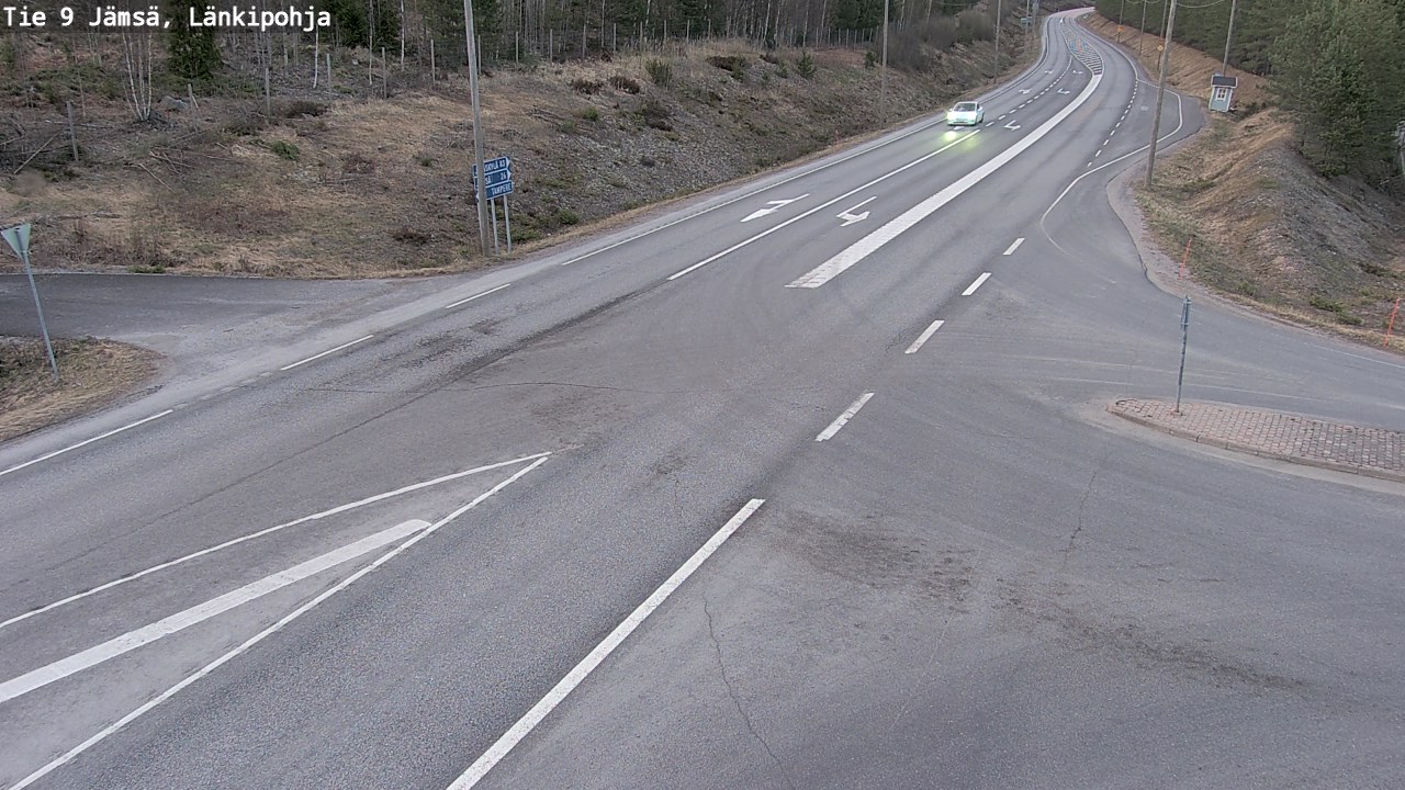 Weather Camera Image Väg 9 Jämsä, Länkipohja, Jämsä, Keski-Suomi