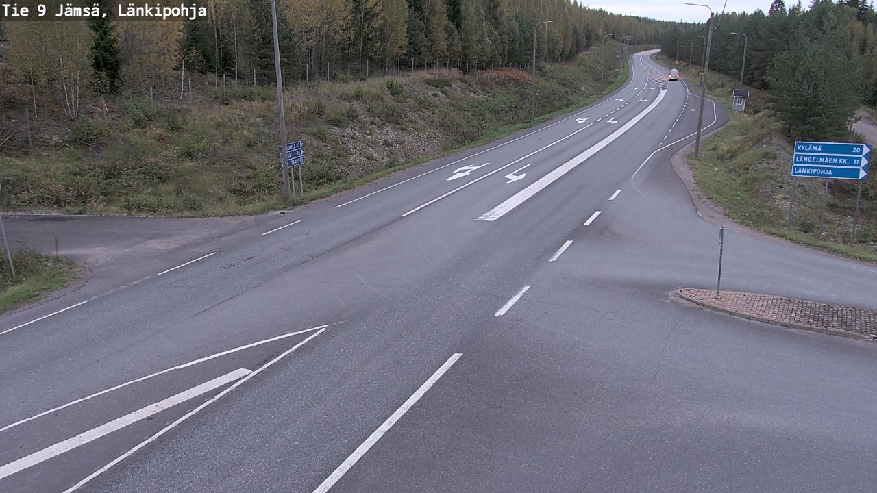Weather Camera Image Road 9 Jämsä, Länkipohja, Jämsä, Keski-Suomi