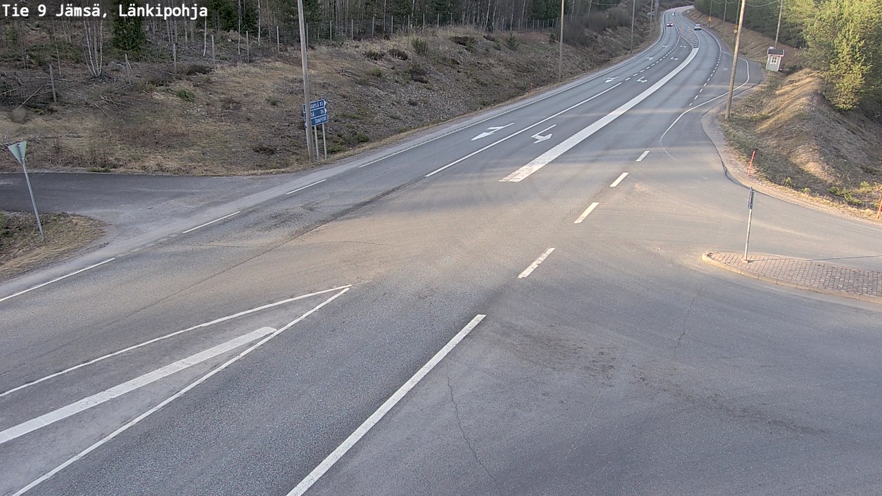 Weather Camera Image Väg 9 Jämsä, Länkipohja, Jämsä, Keski-Suomi