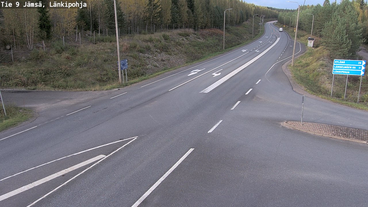 Weather Camera Image Road 9 Jämsä, Länkipohja, Jämsä, Keski-Suomi
