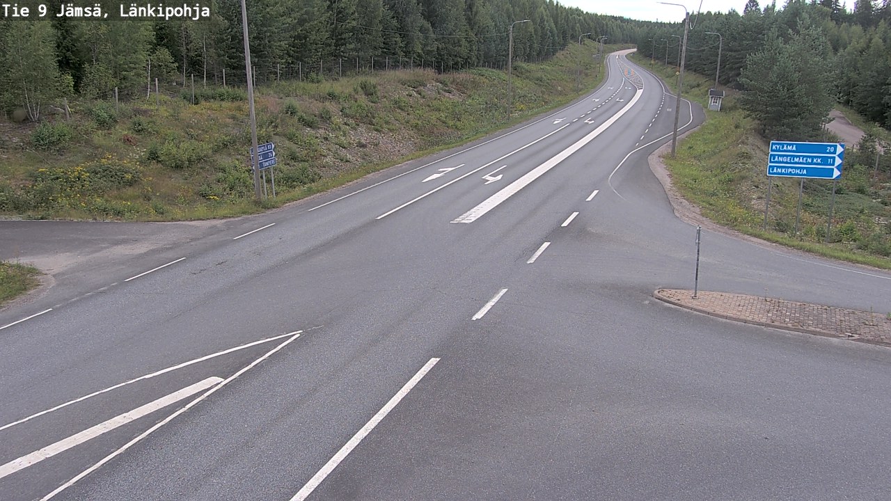 Weather Camera Image Road 9 Jämsä, Länkipohja, Jämsä, Keski-Suomi