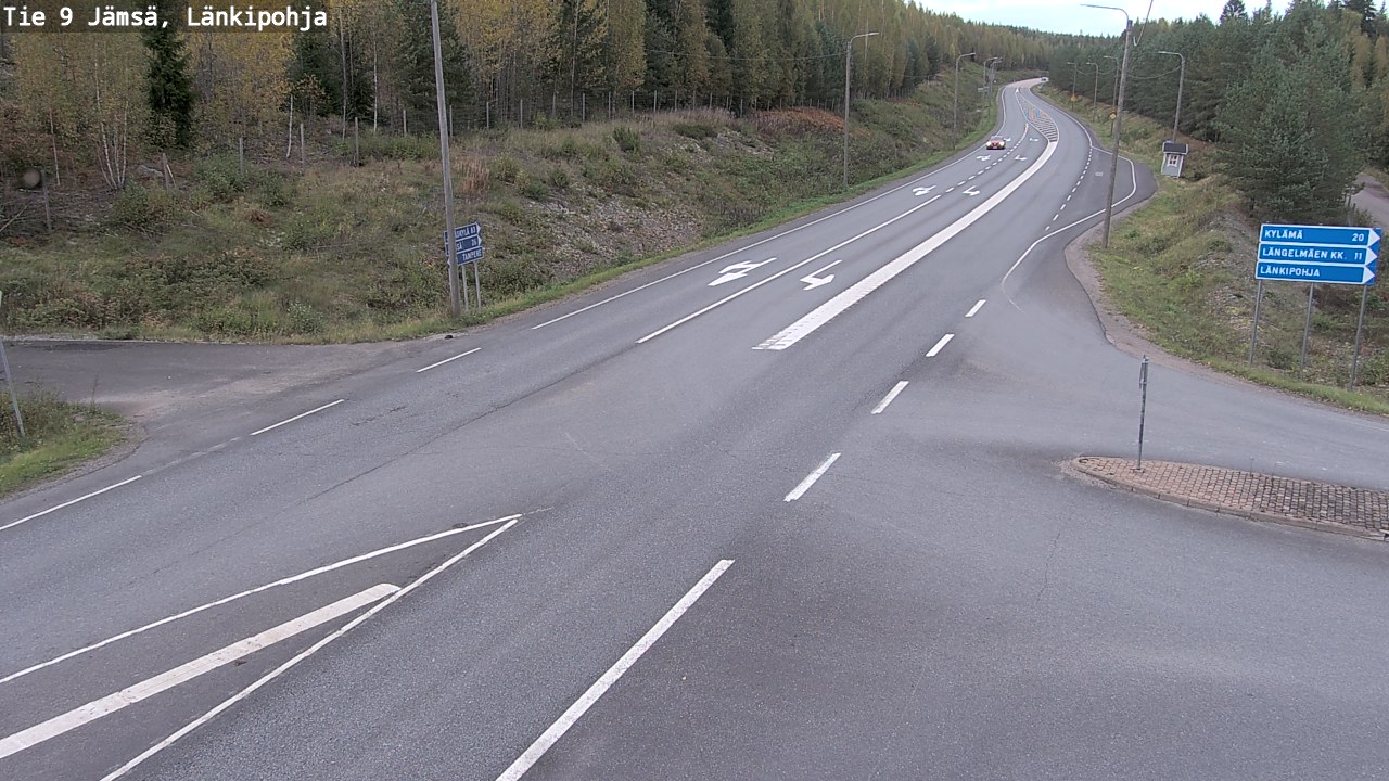 Weather Camera Image Road 9 Jämsä, Länkipohja, Jämsä, Keski-Suomi