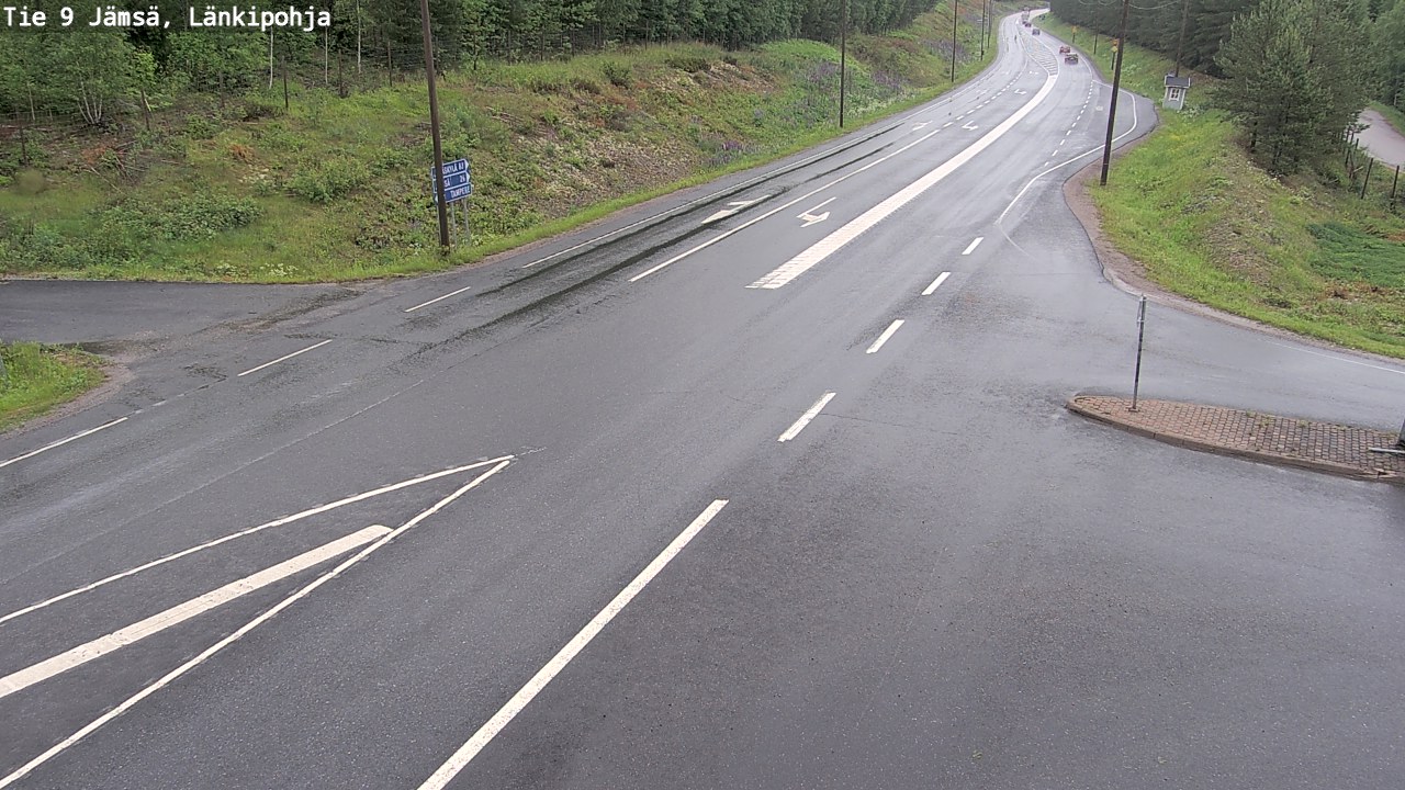 Weather Camera Image Väg 9 Jämsä, Länkipohja, Jämsä, Keski-Suomi
