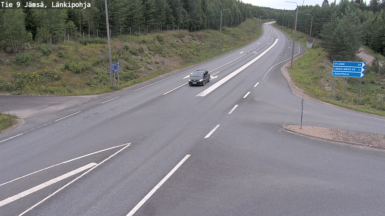 Weather Camera Image Road 9 Jämsä, Länkipohja, Jämsä, Keski-Suomi