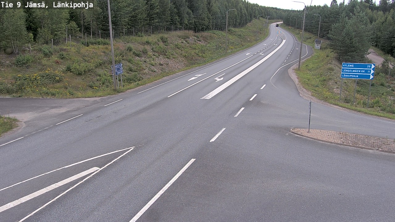 Weather Camera Image Road 9 Jämsä, Länkipohja, Jämsä, Keski-Suomi