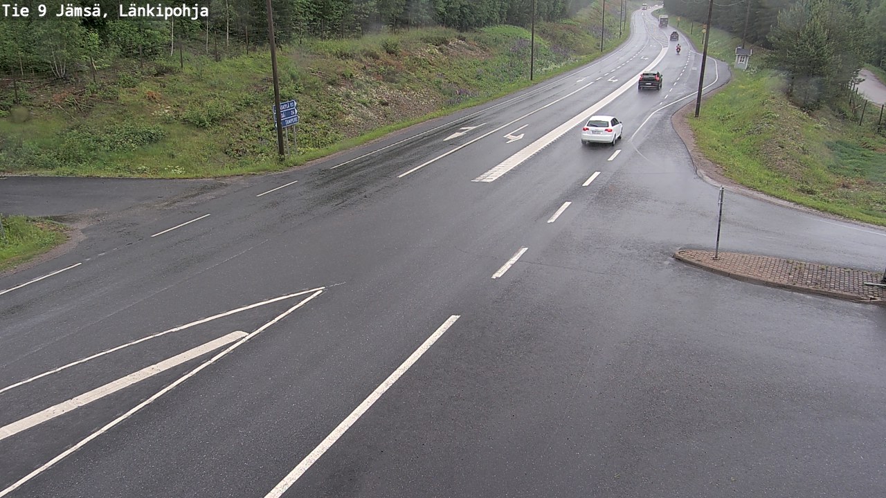 Weather Camera Image Väg 9 Jämsä, Länkipohja, Jämsä, Keski-Suomi