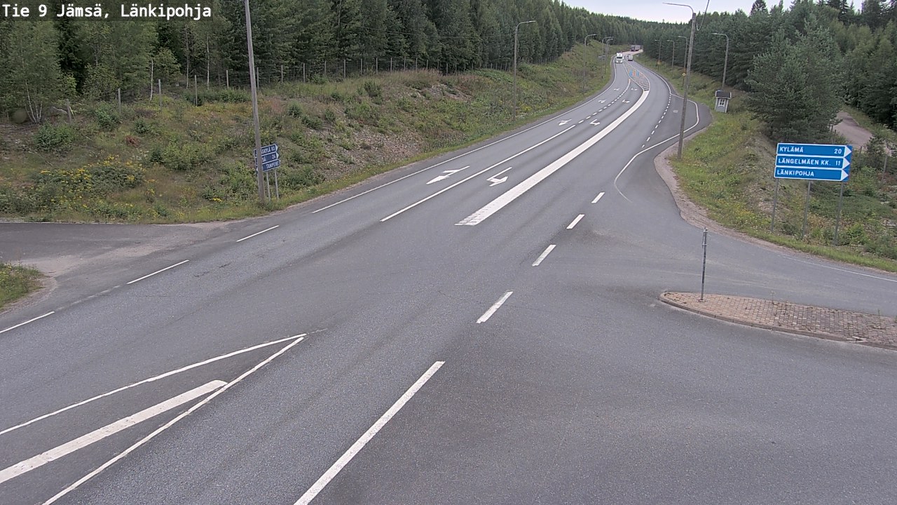 Weather Camera Image Road 9 Jämsä, Länkipohja, Jämsä, Keski-Suomi