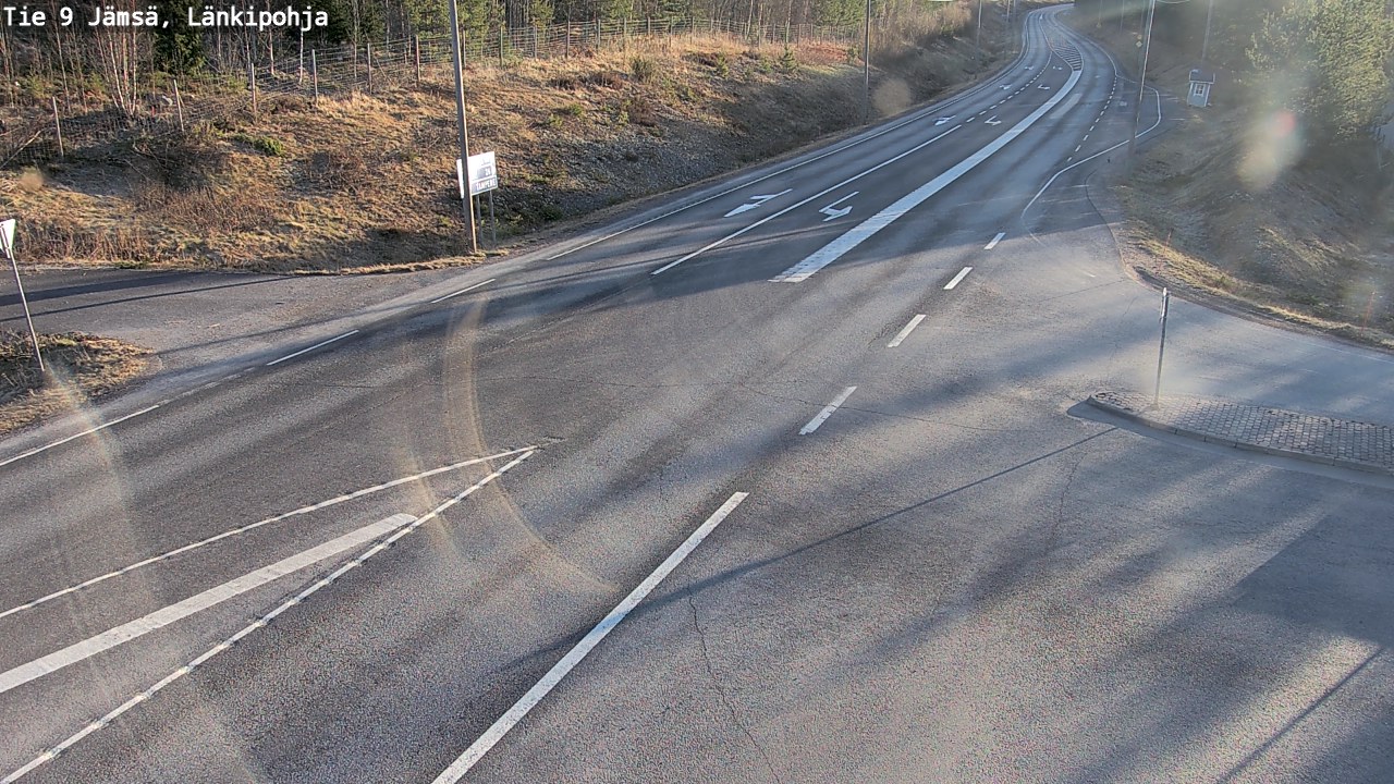 Weather Camera Image Väg 9 Jämsä, Länkipohja, Jämsä, Keski-Suomi