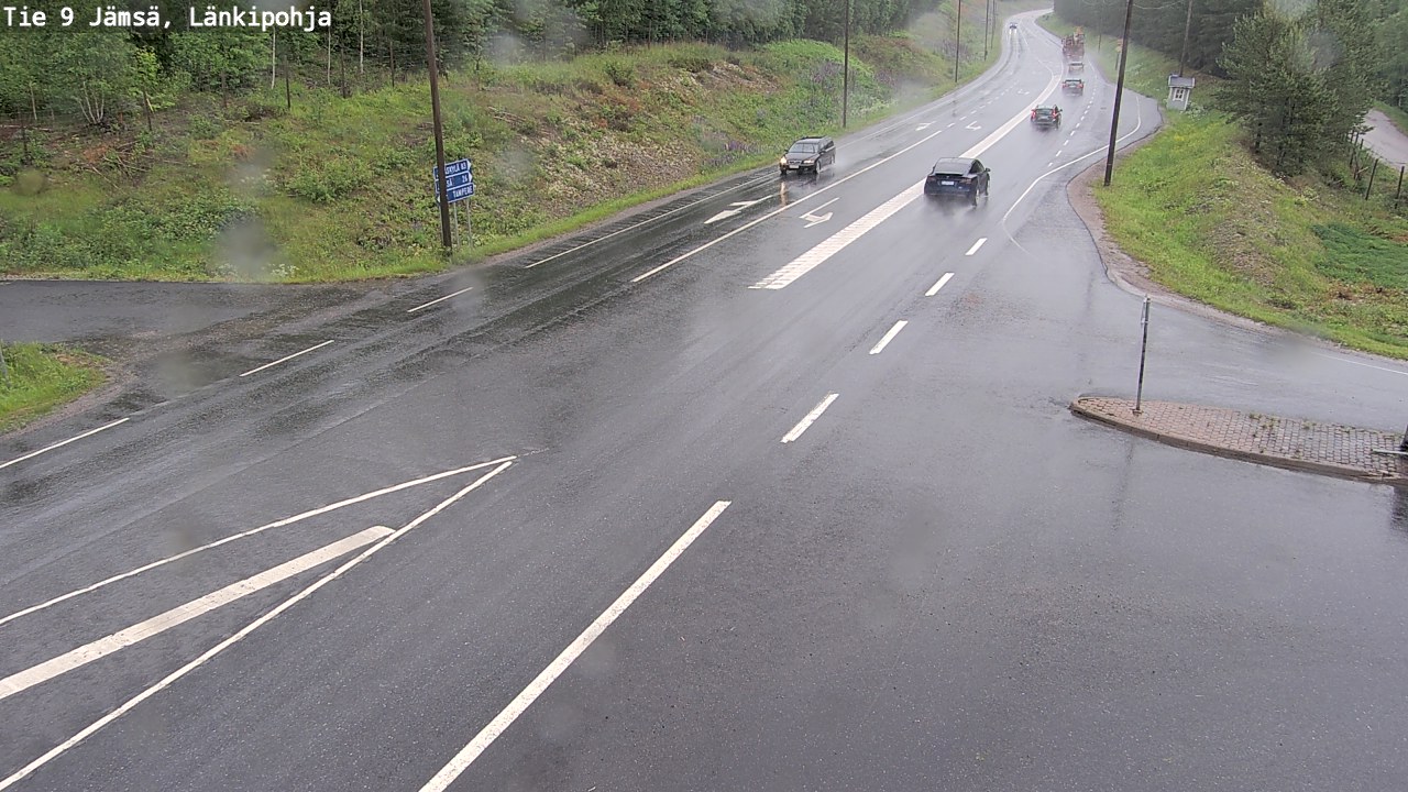 Weather Camera Image Väg 9 Jämsä, Länkipohja, Jämsä, Keski-Suomi