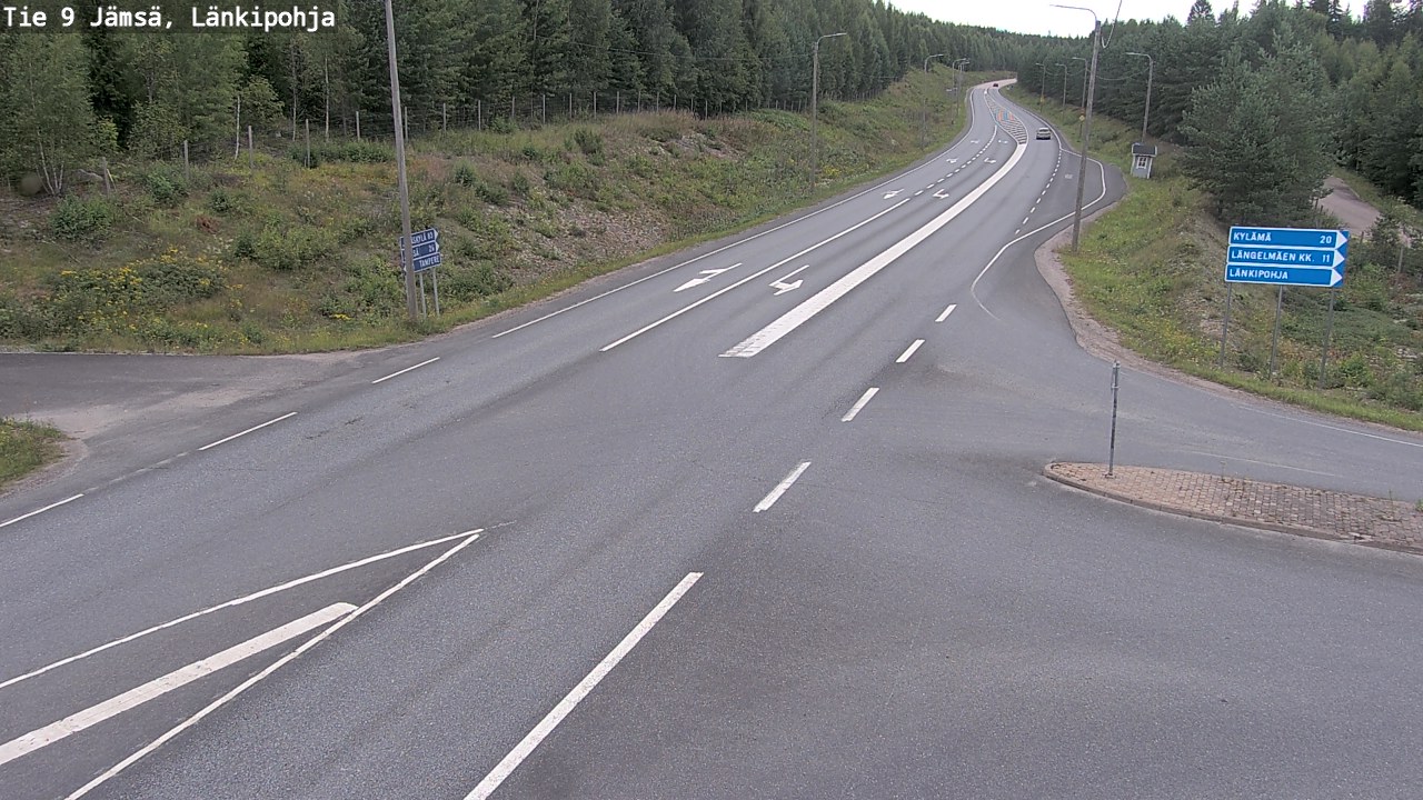 Weather Camera Image Road 9 Jämsä, Länkipohja, Jämsä, Keski-Suomi