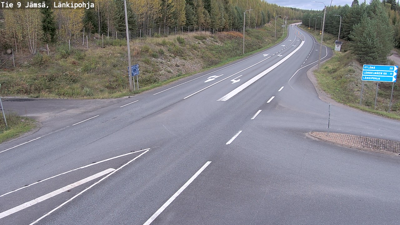 Weather Camera Image Road 9 Jämsä, Länkipohja, Jämsä, Keski-Suomi