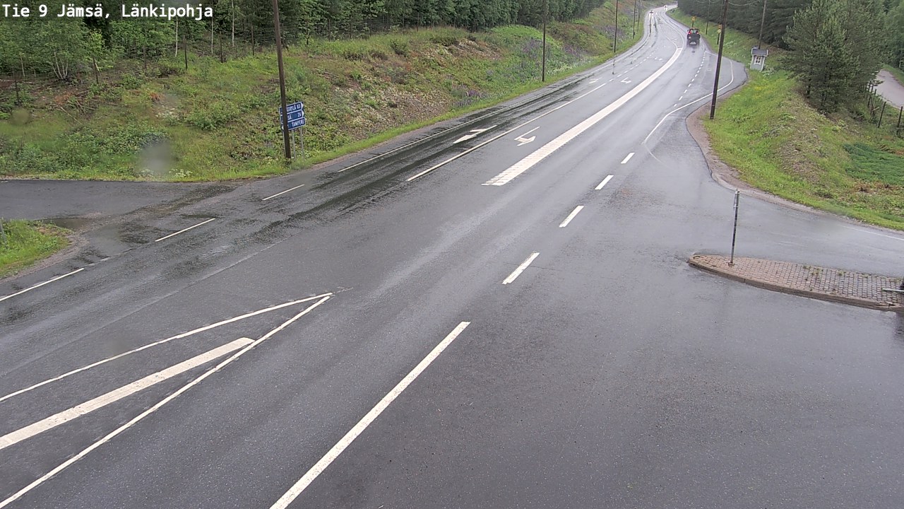 Weather Camera Image Väg 9 Jämsä, Länkipohja, Jämsä, Keski-Suomi