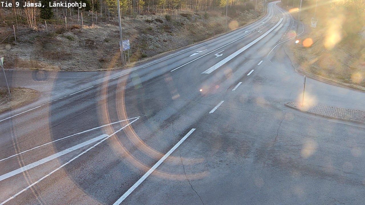 Weather Camera Image Väg 9 Jämsä, Länkipohja, Jämsä, Keski-Suomi