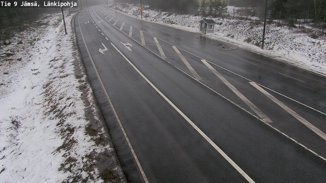 Weather Camera Image Väg 9 Jämsä, Länkipohja, Jämsä, Keski-Suomi