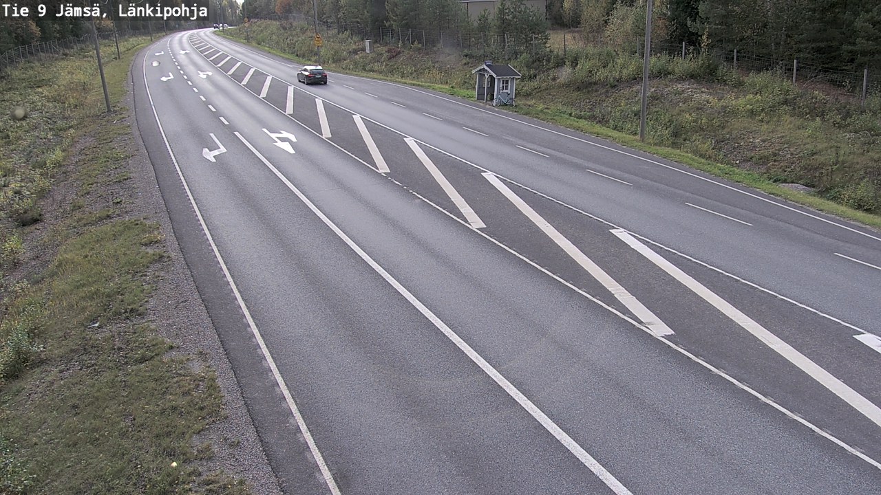 Weather Camera Image Väg 9 Jämsä, Länkipohja, Jämsä, Keski-Suomi