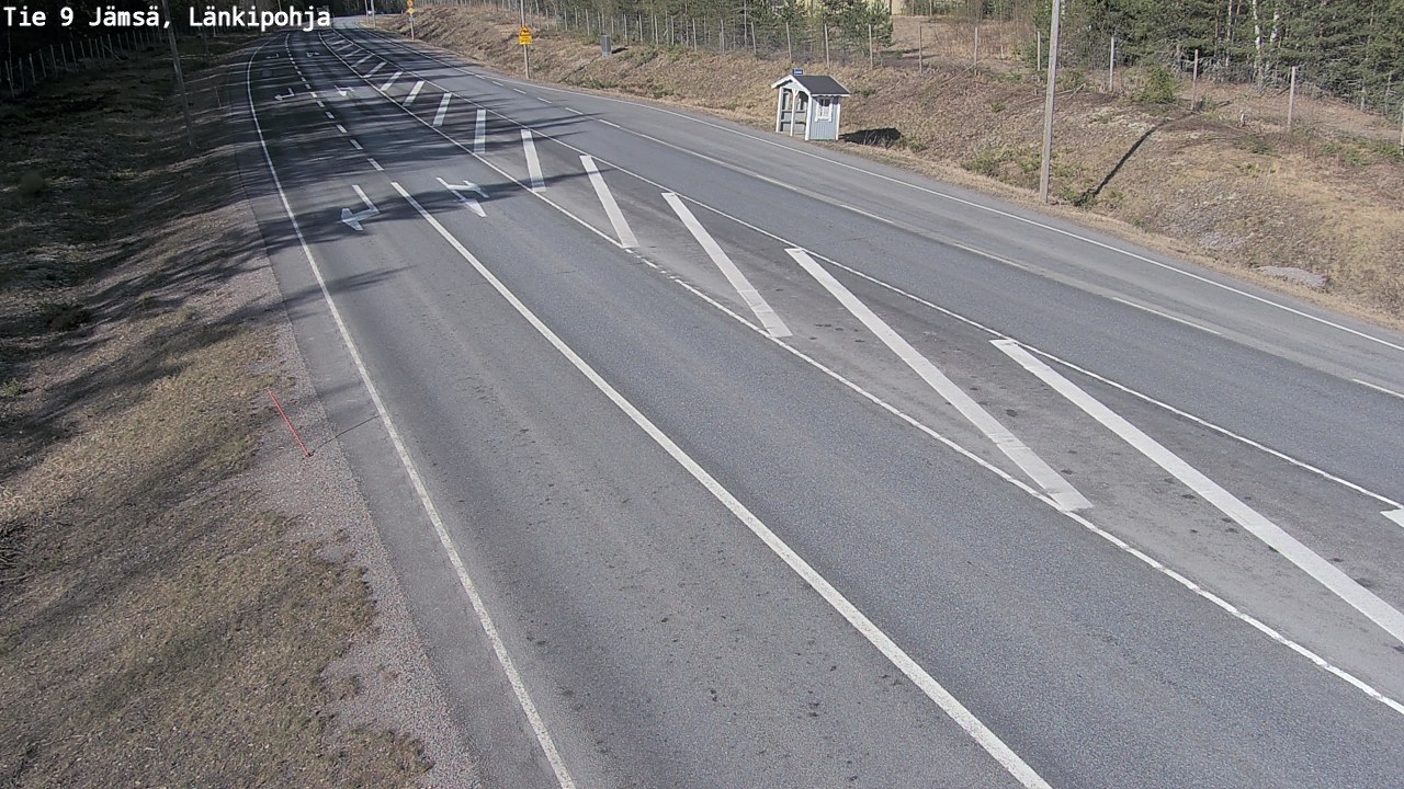 Weather Camera Image Väg 9 Jämsä, Länkipohja, Jämsä, Keski-Suomi