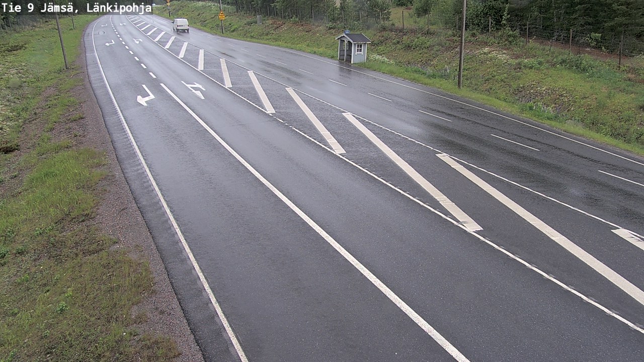 Weather Camera Image Väg 9 Jämsä, Länkipohja, Jämsä, Keski-Suomi