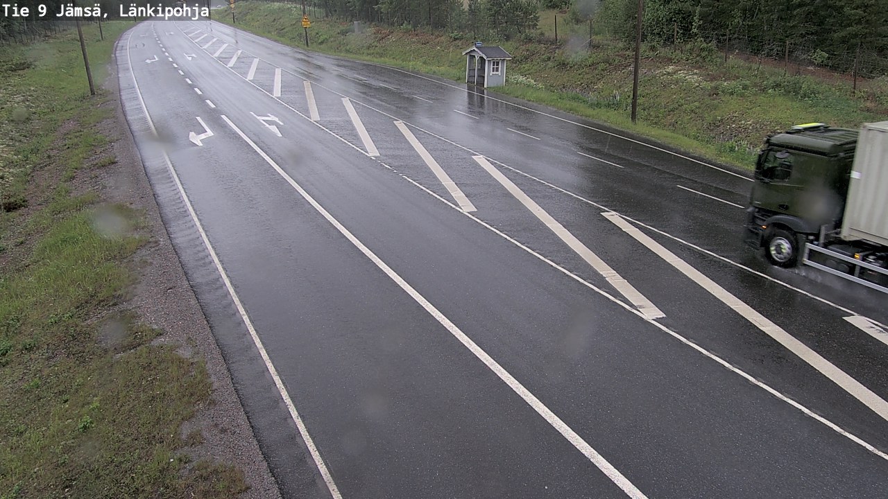 Weather Camera Image Väg 9 Jämsä, Länkipohja, Jämsä, Keski-Suomi