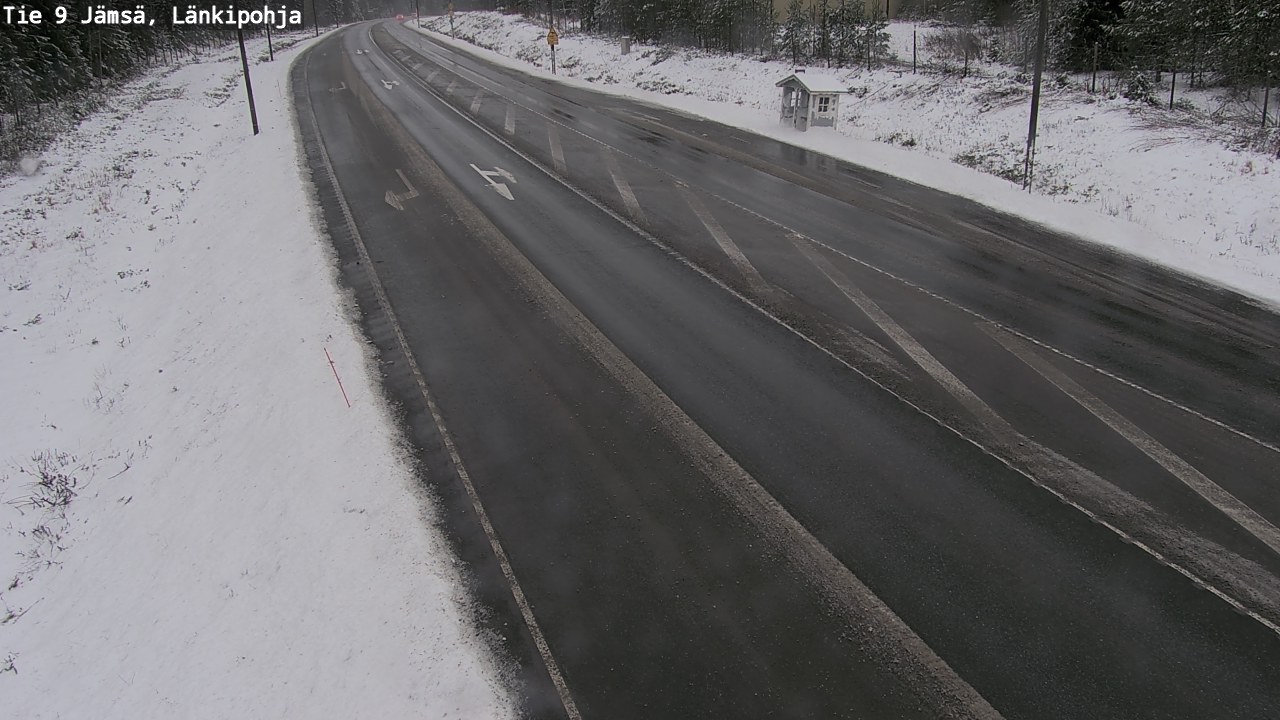 Weather Camera Image Väg 9 Jämsä, Länkipohja, Jämsä, Keski-Suomi