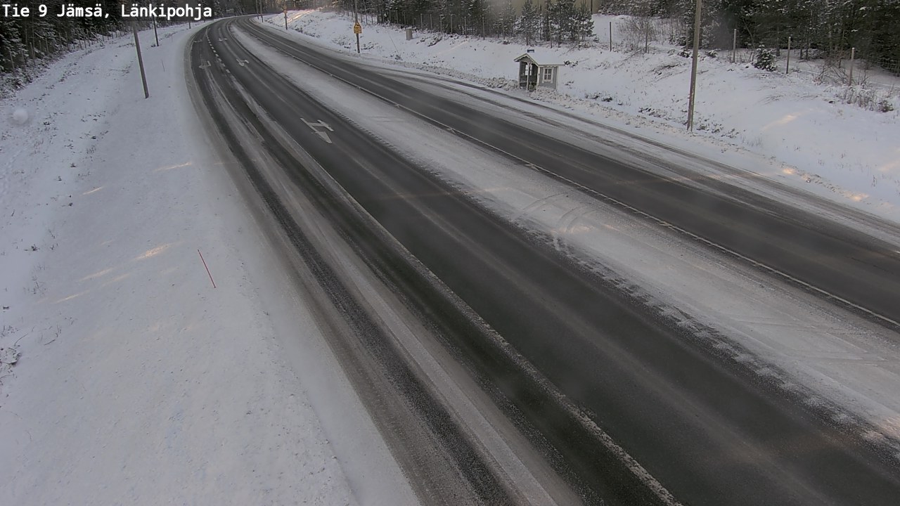 Weather Camera Image Väg 9 Jämsä, Länkipohja, Jämsä, Keski-Suomi