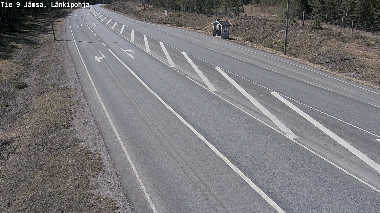 Weather Camera Image Väg 9 Jämsä, Länkipohja, Jämsä, Keski-Suomi