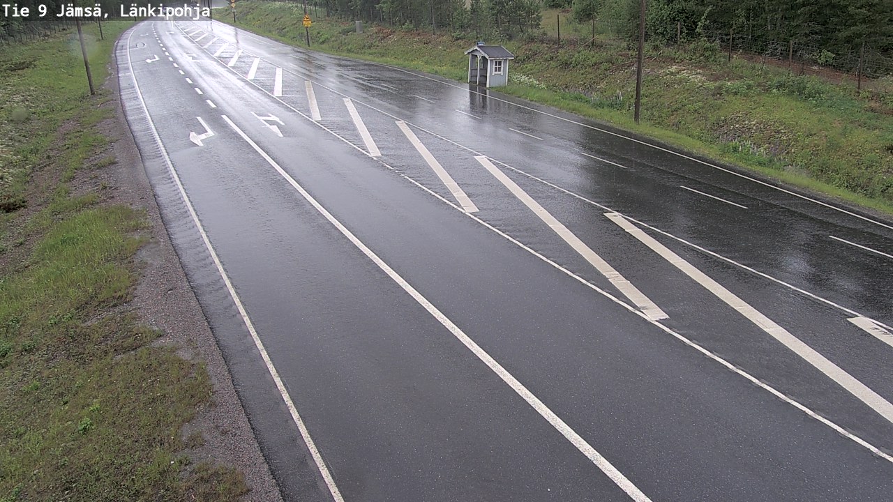 Weather Camera Image Väg 9 Jämsä, Länkipohja, Jämsä, Keski-Suomi