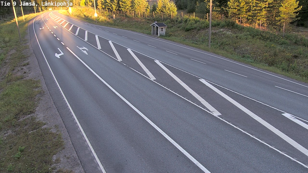 Weather Camera Image Väg 9 Jämsä, Länkipohja, Jämsä, Keski-Suomi