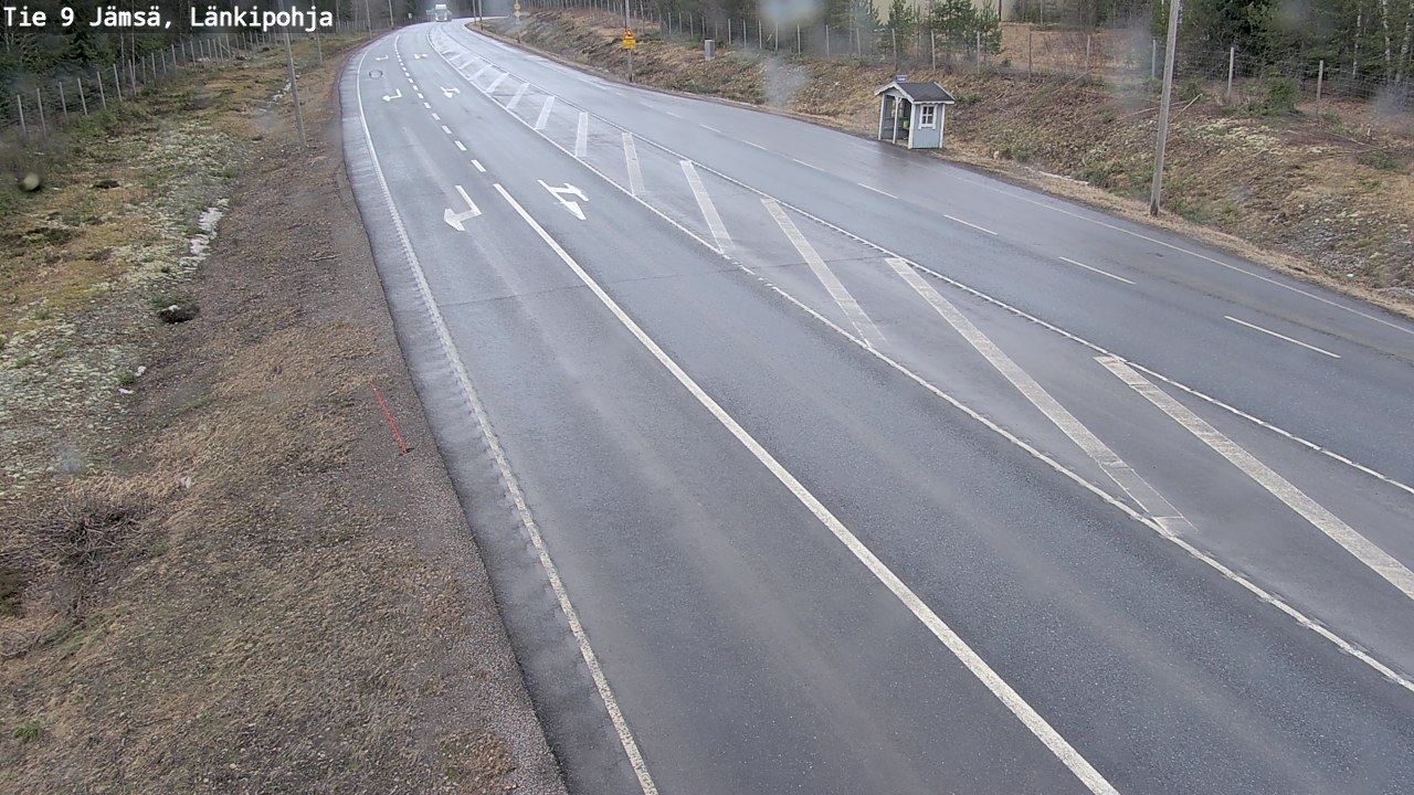 Weather Camera Image Väg 9 Jämsä, Länkipohja, Jämsä, Keski-Suomi