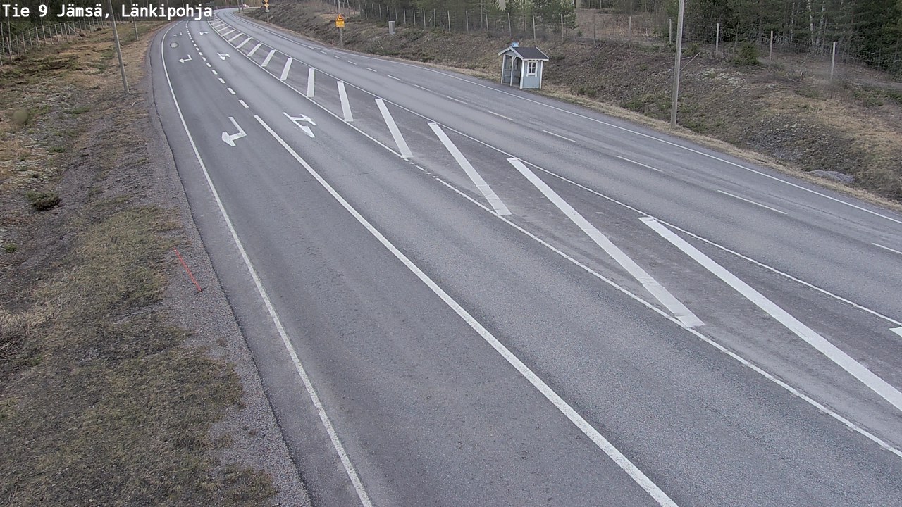 Weather Camera Image Väg 9 Jämsä, Länkipohja, Jämsä, Keski-Suomi