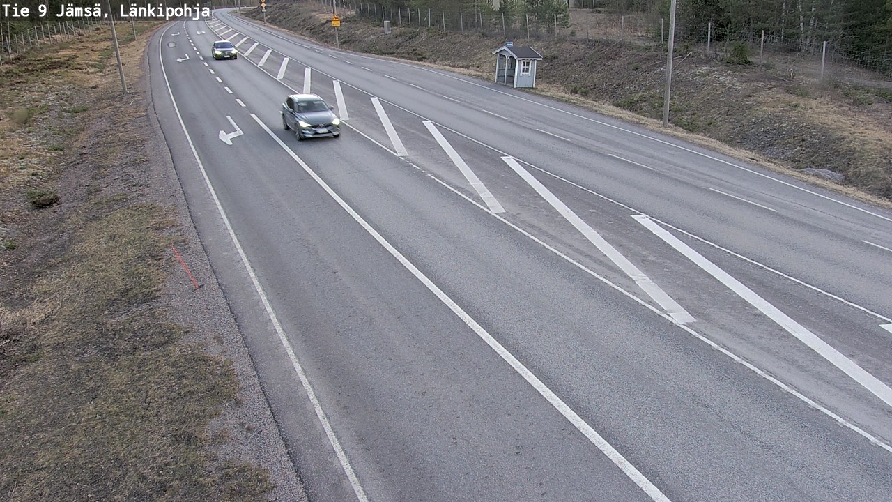 Weather Camera Image Väg 9 Jämsä, Länkipohja, Jämsä, Keski-Suomi