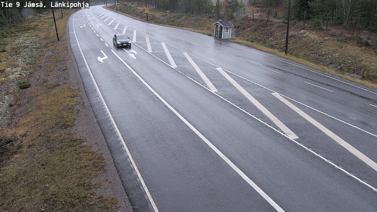 Weather Camera Image Väg 9 Jämsä, Länkipohja, Jämsä, Keski-Suomi
