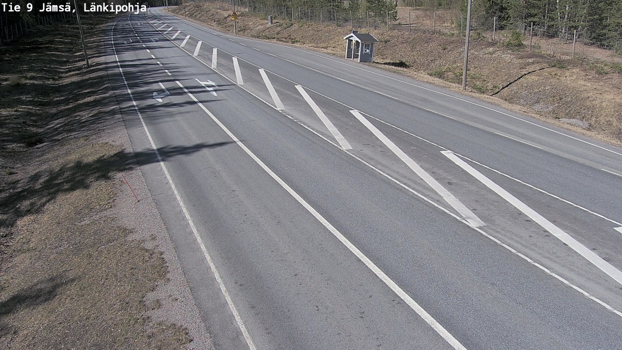 Weather Camera Image Väg 9 Jämsä, Länkipohja, Jämsä, Keski-Suomi