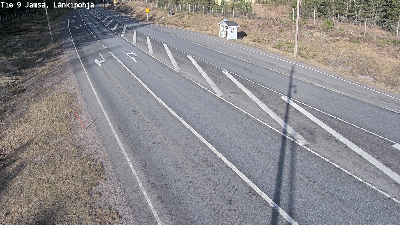 Weather Camera Image Väg 9 Jämsä, Länkipohja, Jämsä, Keski-Suomi
