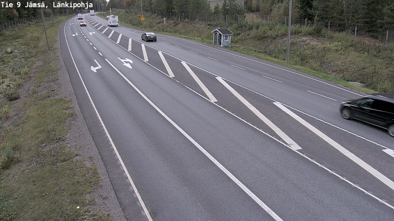 Weather Camera Image Väg 9 Jämsä, Länkipohja, Jämsä, Keski-Suomi