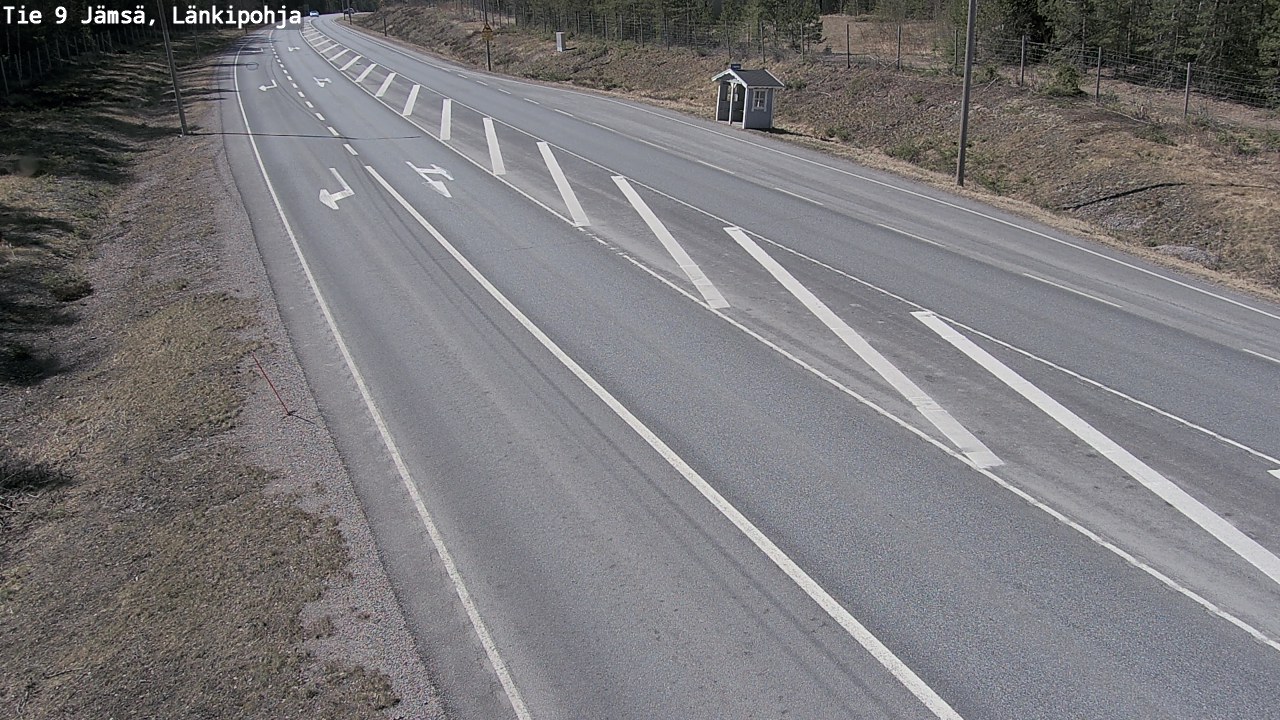 Weather Camera Image Väg 9 Jämsä, Länkipohja, Jämsä, Keski-Suomi