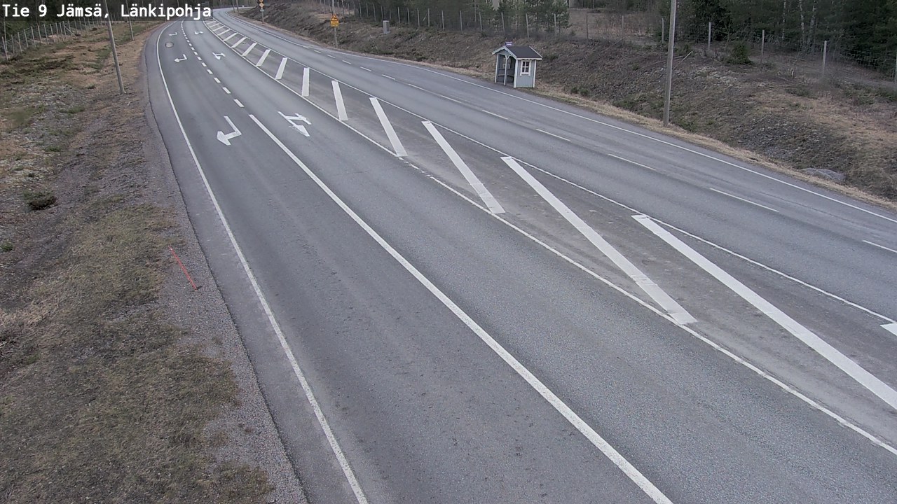 Weather Camera Image Väg 9 Jämsä, Länkipohja, Jämsä, Keski-Suomi