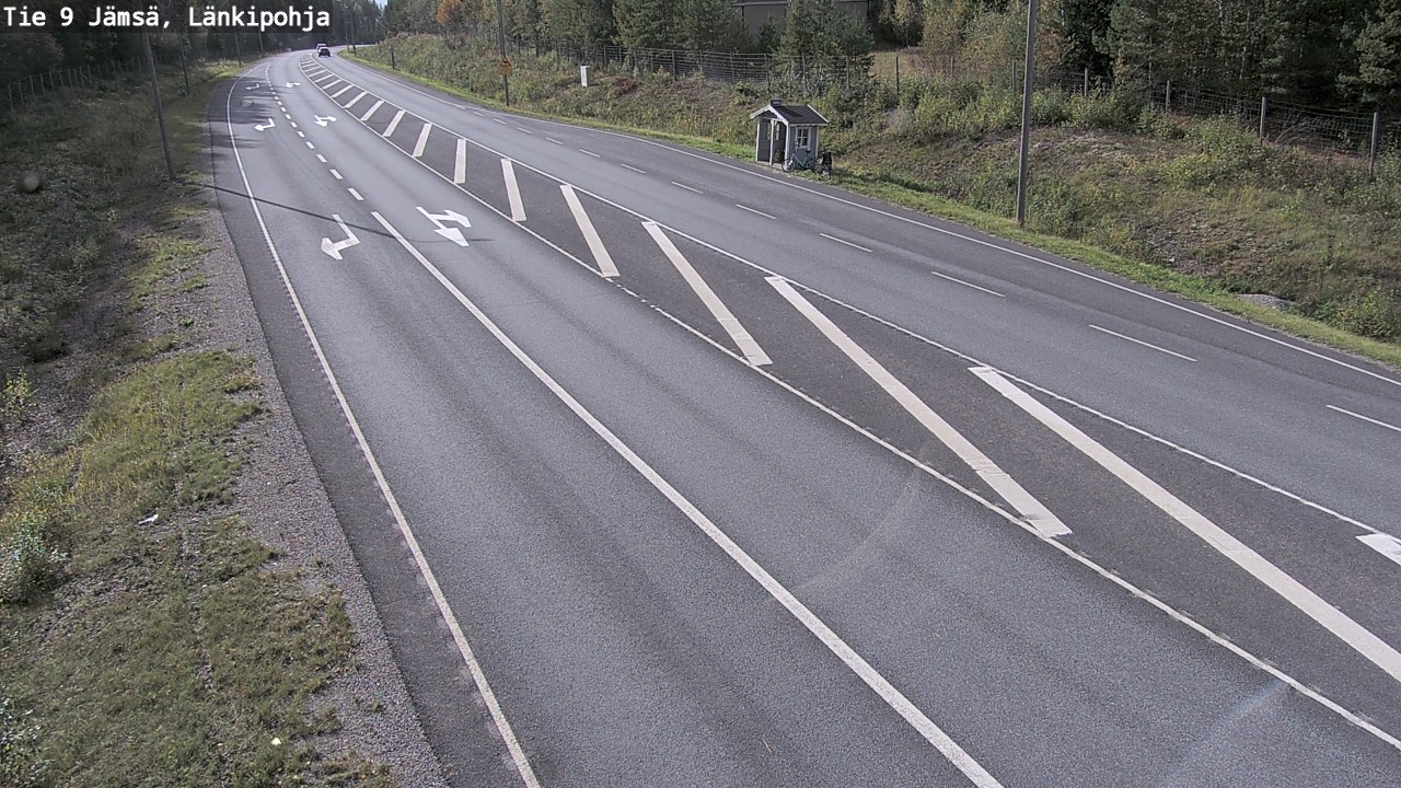 Weather Camera Image Väg 9 Jämsä, Länkipohja, Jämsä, Keski-Suomi
