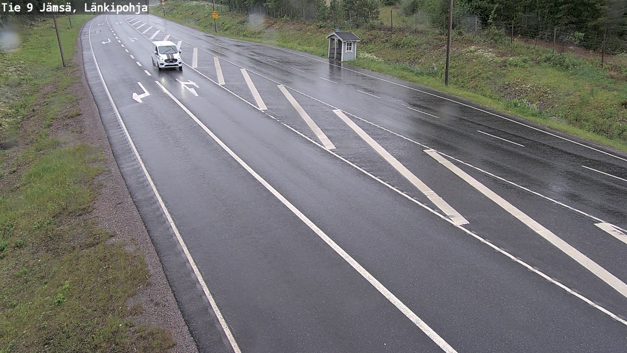 Weather Camera Image Väg 9 Jämsä, Länkipohja, Jämsä, Keski-Suomi