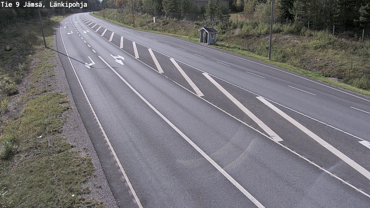 Weather Camera Image Väg 9 Jämsä, Länkipohja, Jämsä, Keski-Suomi