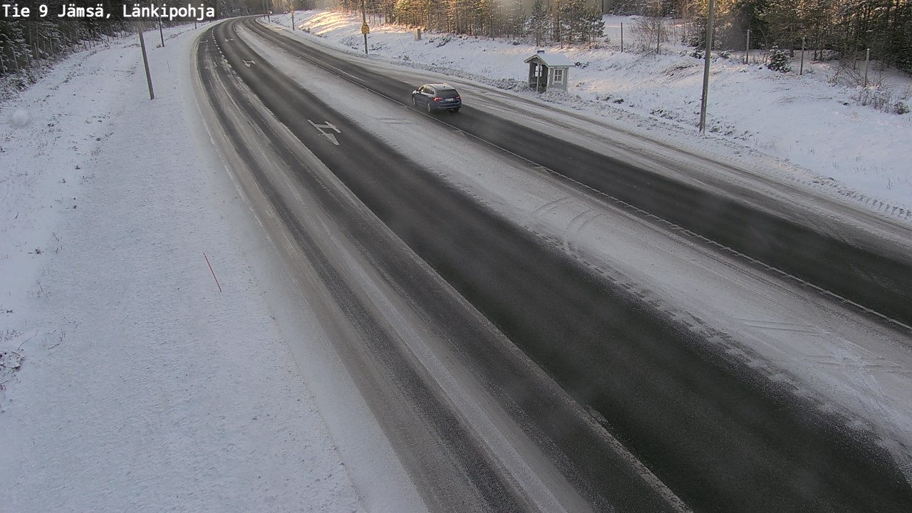 Weather Camera Image Väg 9 Jämsä, Länkipohja, Jämsä, Keski-Suomi