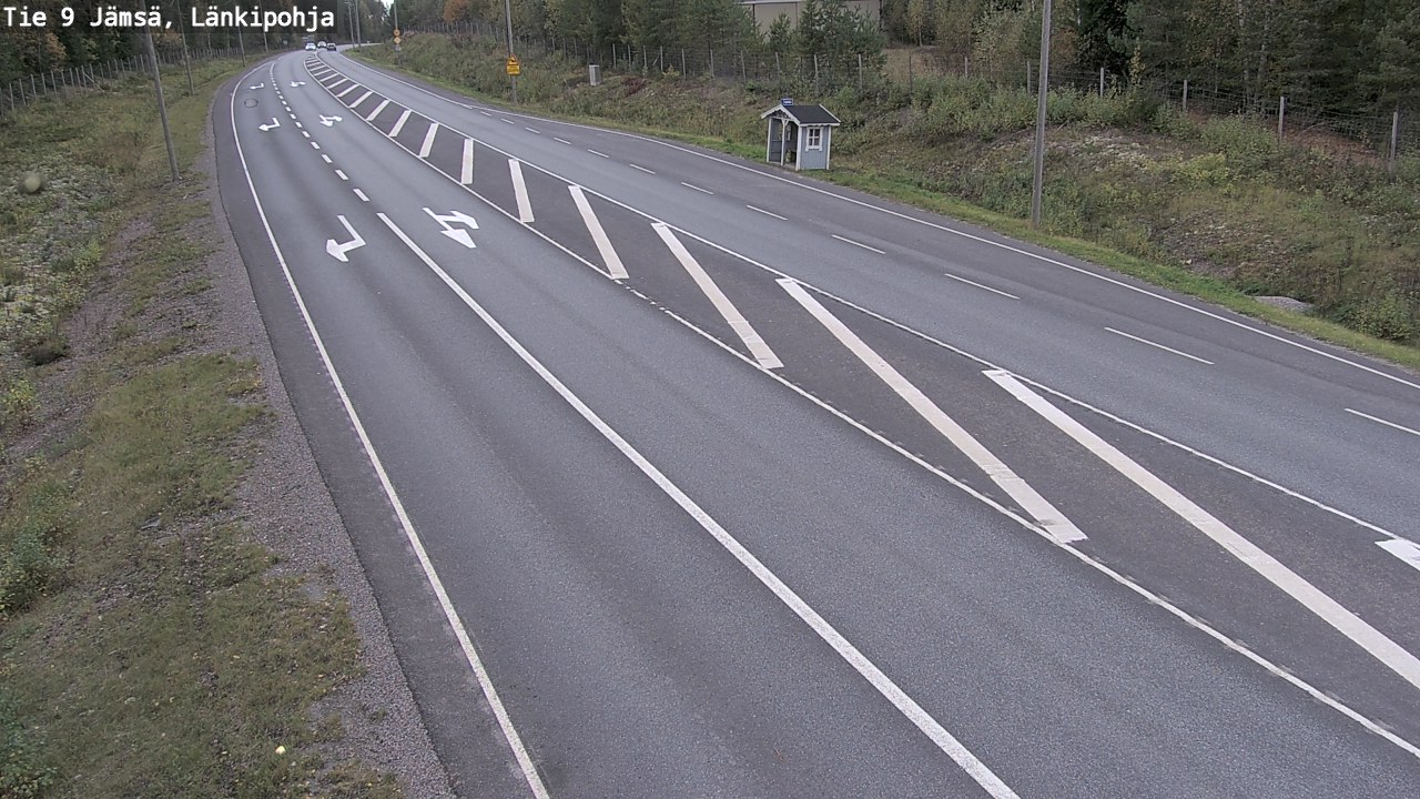 Weather Camera Image Väg 9 Jämsä, Länkipohja, Jämsä, Keski-Suomi