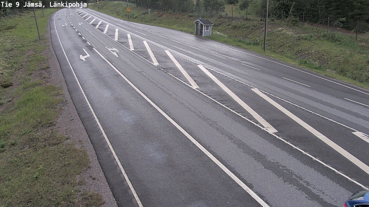 Weather Camera Image Väg 9 Jämsä, Länkipohja, Jämsä, Keski-Suomi