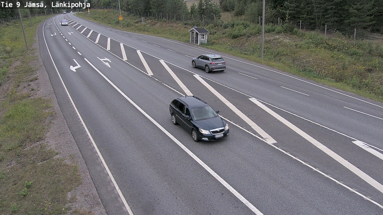 Weather Camera Image Väg 9 Jämsä, Länkipohja, Jämsä, Keski-Suomi