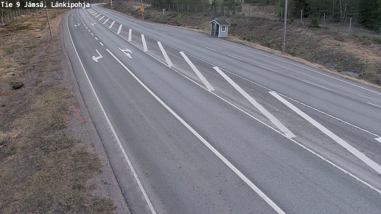 Weather Camera Image Väg 9 Jämsä, Länkipohja, Jämsä, Keski-Suomi